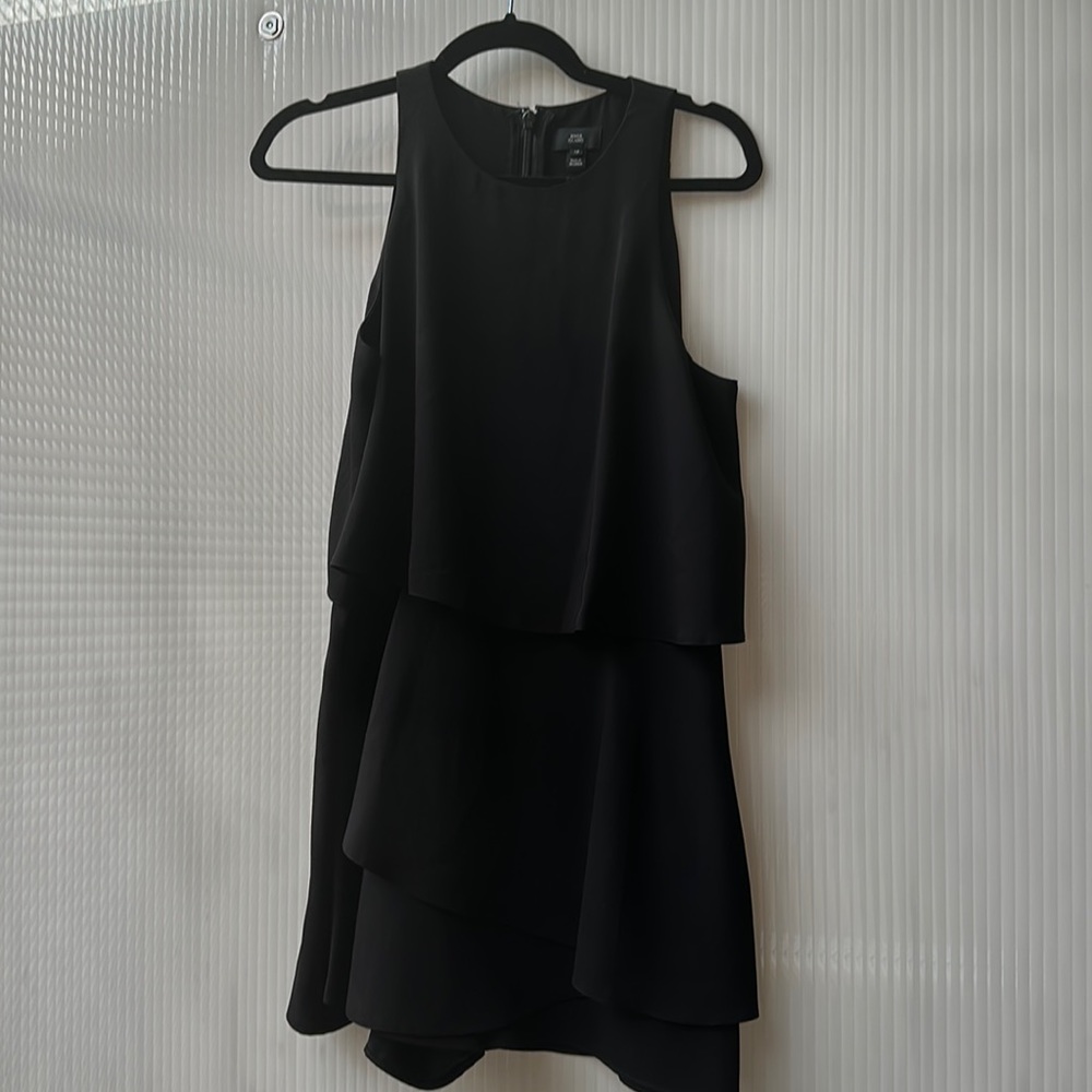 Black sleeveless mini dress/playsuit